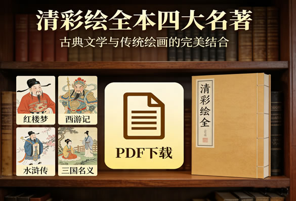 《清彩绘全本四大名著》 Pdf下载